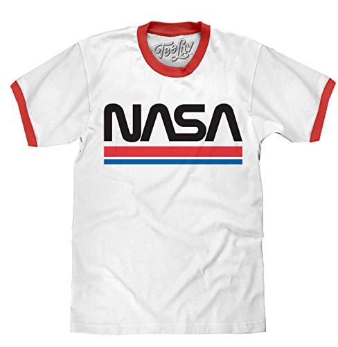 akademiks Tシャツ シャツ L USA NASA 宇宙 ロゴ プリント X-girl×NASAのTシャツ - 宇宙飛行士やNASAマークプリント、“宇宙服